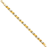 14K 2T Stampato Bracelet