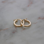 image of two hoop earrings