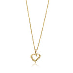 product image of a 14k gold heath infinity pendant