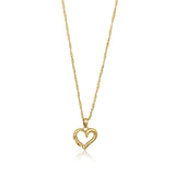 product image of a 14k gold heath infinity pendant
