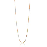 Triple Gold Tone Singapore Necklace