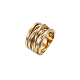 Gold Interlink Ring