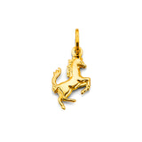 14K Gold Horse Pendant