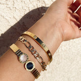 Stainless Steel Roman Cuff