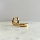 Bold Square Hinged Hoops